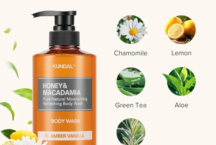 HONEY & MACADAMIA PURE BODY WASH - 5 SCENTS